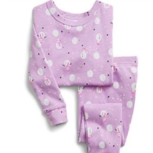 🆕️ Gap Kids l Purple Snowman PJ Set